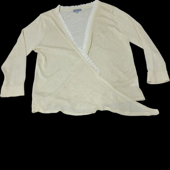 Gold Knit Tie-up Halter - Picture 3 of 4